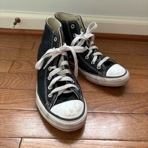 Converse Chuck Taylor All Star KIDS High Top Sneakers Black and White Size 3